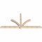 Ekena Millwork Redmond Smooth Timber Gable Bracket, Douglas Fir, 96"W x 48"H x 3 1/2"D x 3 1/2"F, 12/12 Pitch GBW096X48X0404RED00SDF - alternate 4